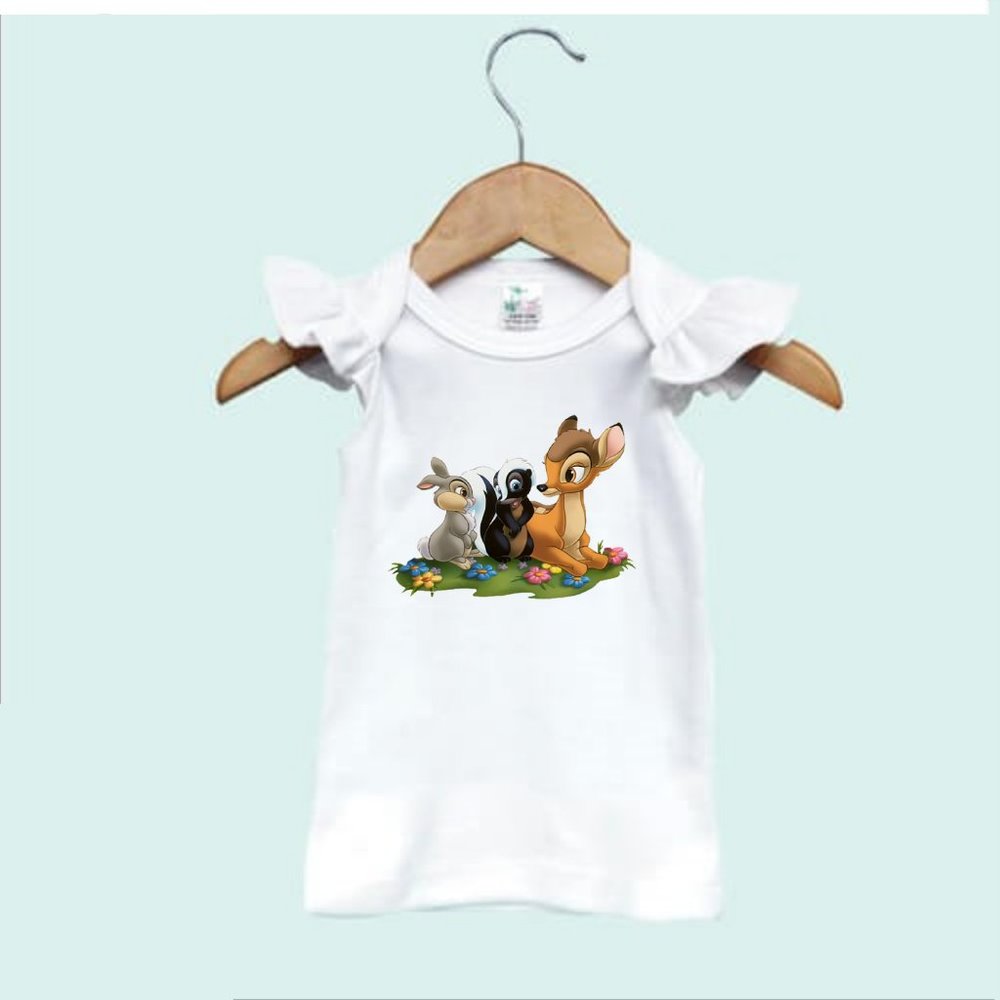 Bambi Thumper Characters Infant or Toddler Angel Sleeve Tank Top